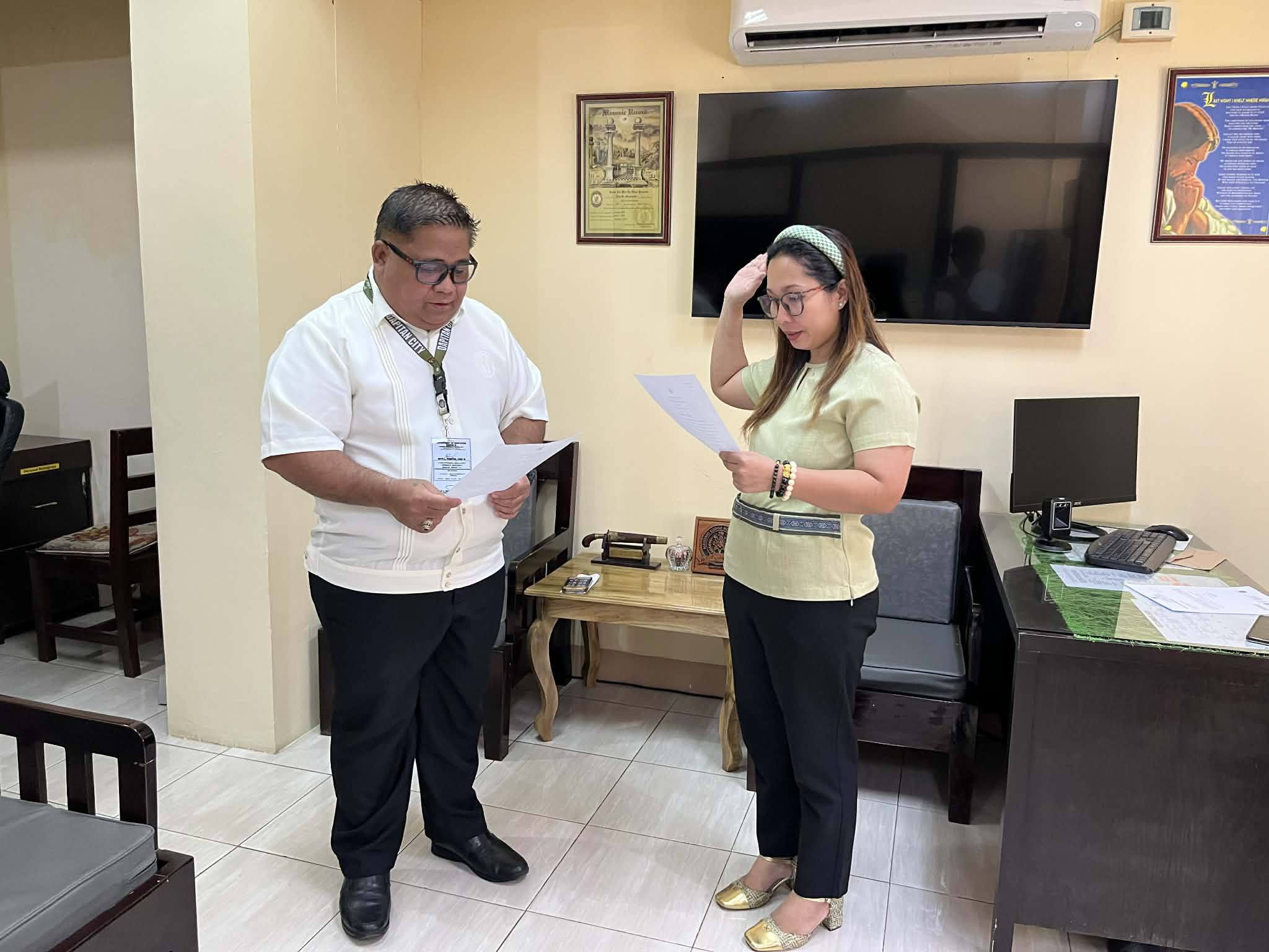 A meaningful milestone during the Oath-Taking Ceremony with our Schools Division 