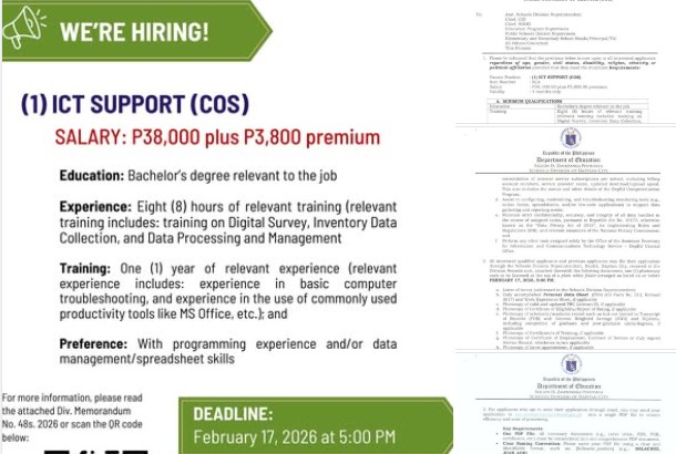 HIRING ALERT: ANNOUNCEMENT OF VACANCY