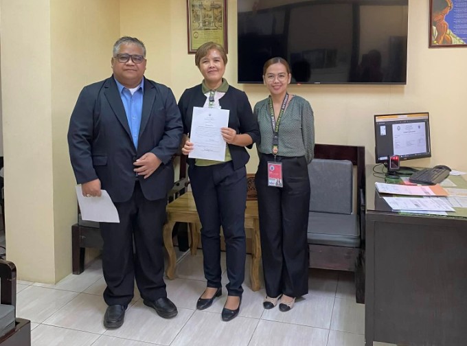 The oath-taking ceremony for the promotion of DepEd Dapitan City Division personnel